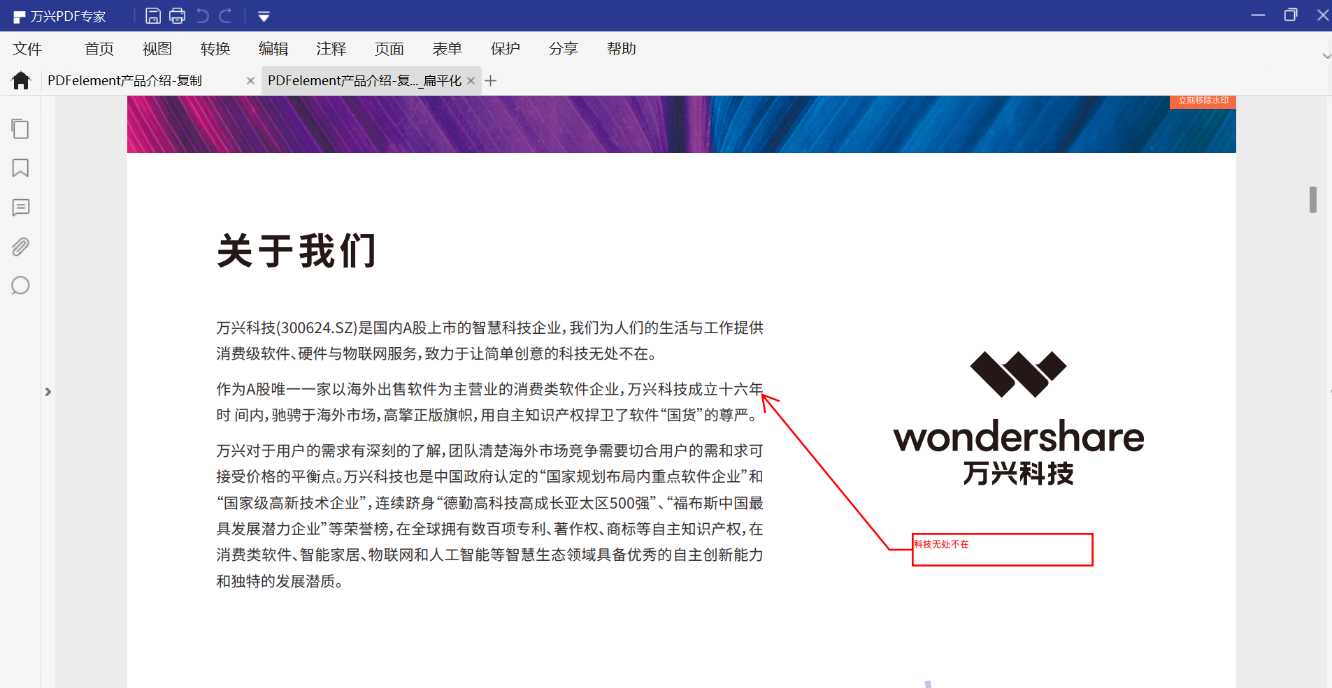 打印出来的PDF文件显示注释