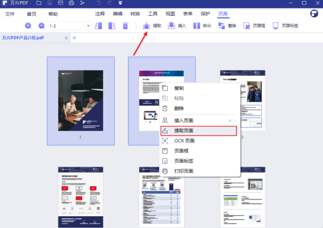 pdf页面提取 pdf页面提取