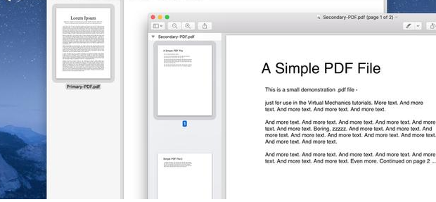 macbook合并pdf文件最简单的方法